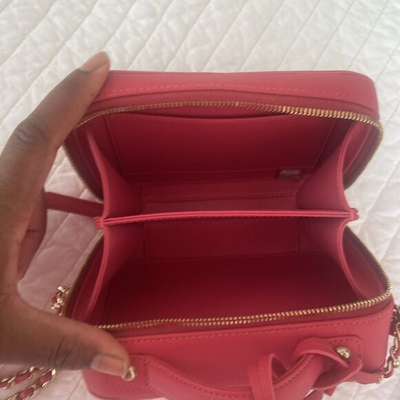 CHANEL Caviar Quilted Small CC Filigree Vanity Case Pink - Picture 8 of 16